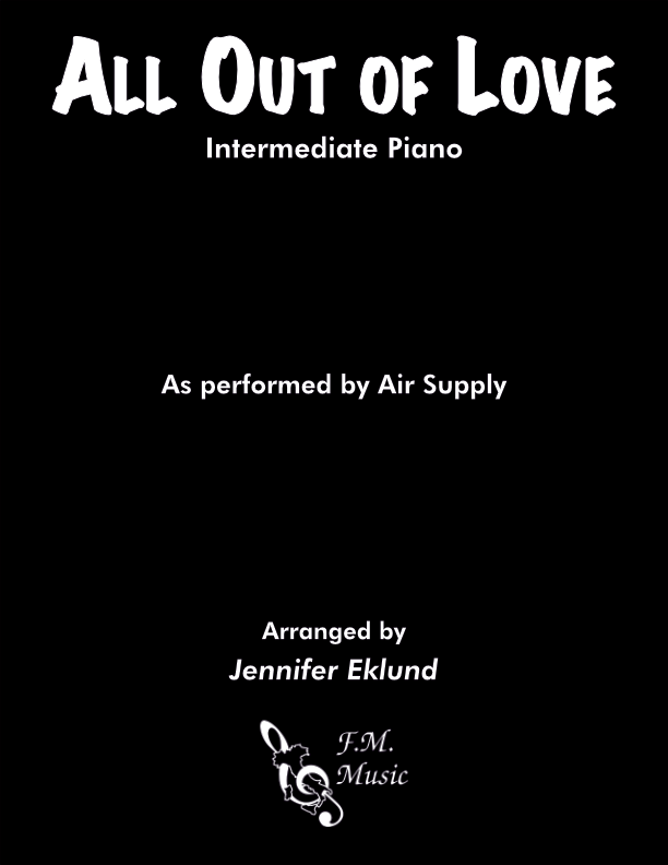 All Out of Love (Intermediate Piano)
